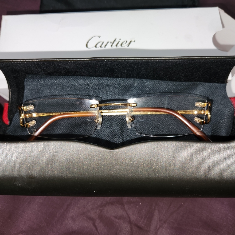 🔥CARTIER EYEGLASSES 53 - Picture 4 of 8